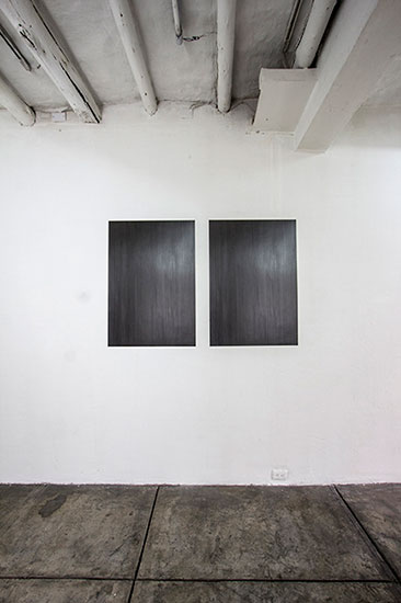 Panel, grafito y papel 100cm x 70cm c/u 2012.