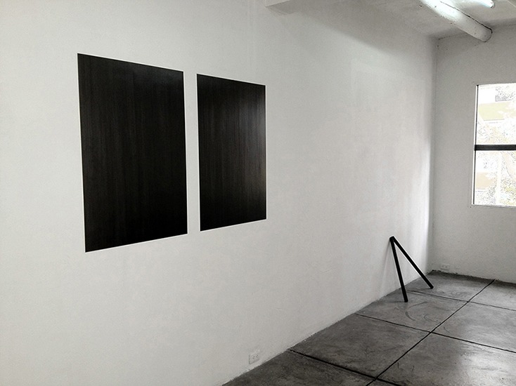 Panel, grafito y papel 100cm x 70cm c/u 2012.