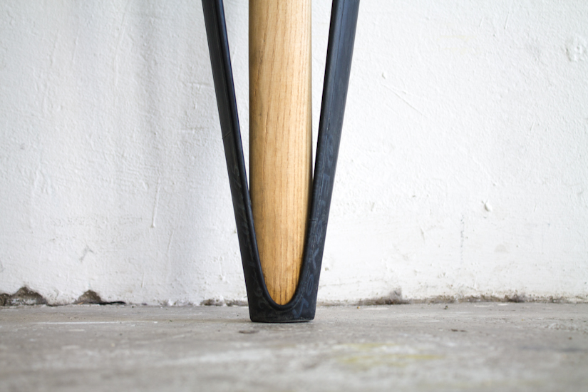 Piedra, madera, neumático y piedra, 25cm x 130cm, 2014