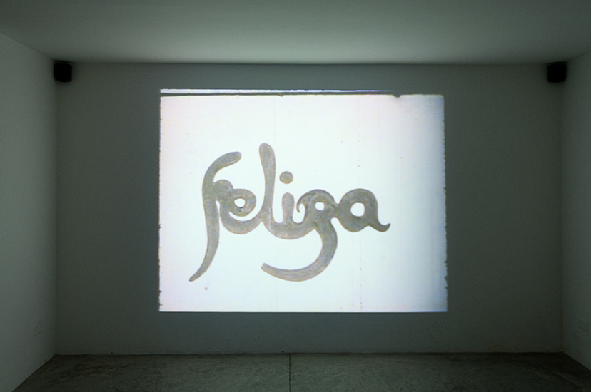 Luis Ernesto Arocha Hoy Feliza, 1970 Video Blanco y Negro; sonido 16 mm; 3’20”