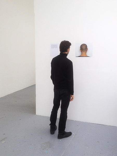 Backhead, 30cmx40cm, inkjet on cotton paper, 2015