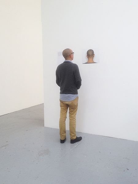 Backhead, 30cmx40cm, inkjet on cotton paper, 2015