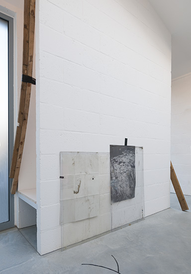 Sealing (Iteration 1) 2016. wrecking bar, metal cables and timber. 2.70m x 3.5m x 0.7m