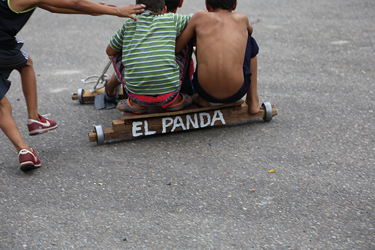 El Panda / From Series Brujitas 2017.  Found object, vinyl paint, graphite and photographic print. Painting: 45cm x 25cm Photo: 24 x 16cm