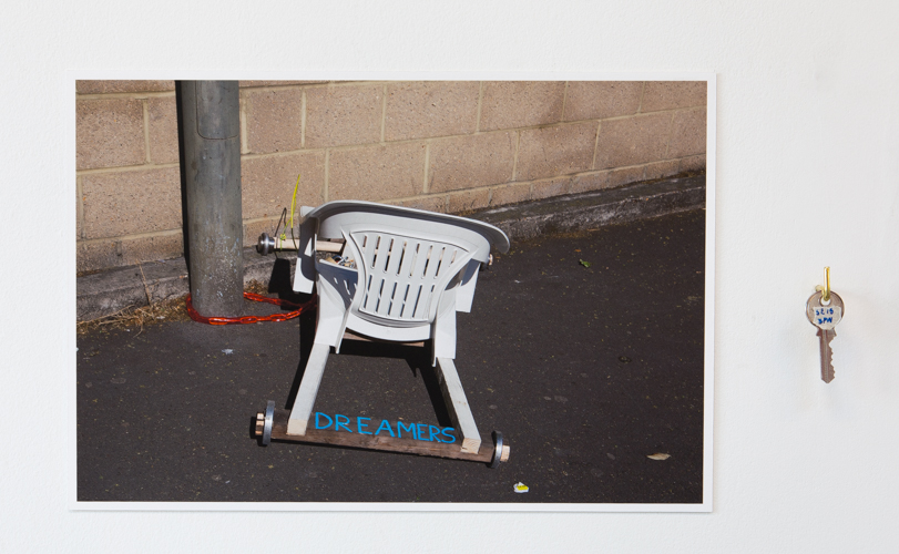 Dreamers / From Series Brujitas 2017, key and inkjet on cotton paper 35 x 20cm