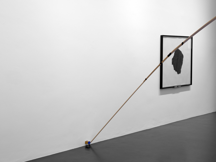 Goodwill Moon Rock (Italy), 2017 Graphite and paper 115 x 115 cm