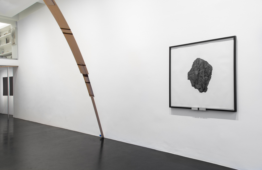 Goodwill Moon Rock (Italy), 2017 Graphite and paper 115 x 115 cm