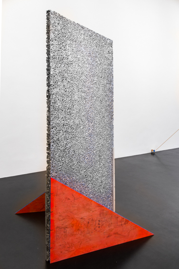Biombo, 2017 Aluminium foam and wood, 220 x 115 x 156 cm