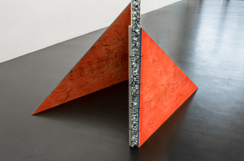 Biombo, 2017 Aluminium foam and wood, 220 x 115 x 156 cm