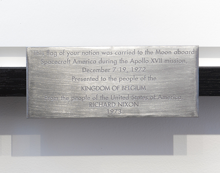 Goodwill moon rock Kingdom of Belgium, Apollo 17 2018