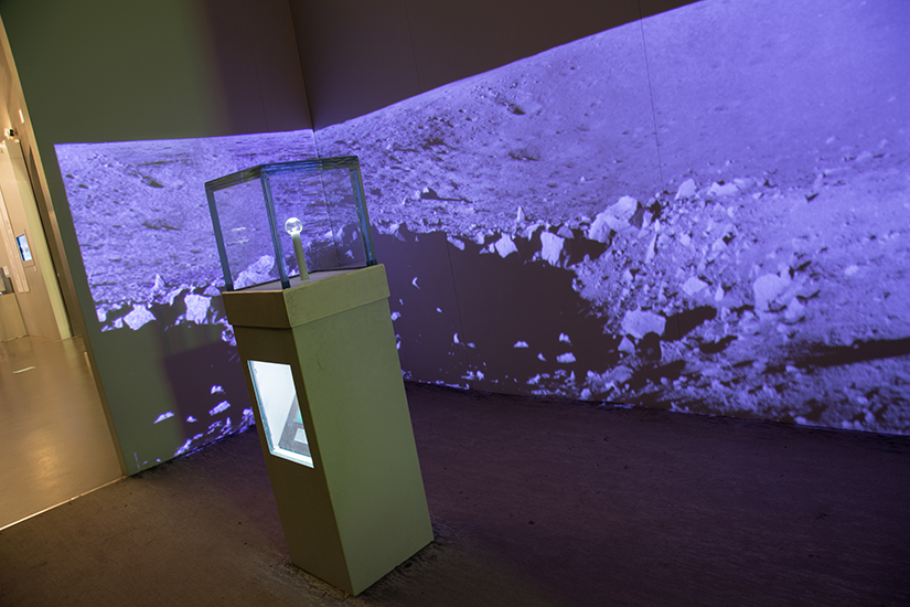 Republic of Italy Goodwill moon rock Apollo 17, Leonardo Museum, Milan