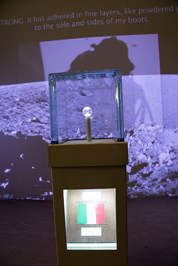 Republic of Italy Goodwill moon rock Apollo 17, Leonardo Museum, Milan