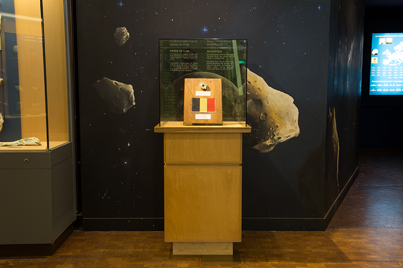 Kingdom of Belgium Goodwill moon rock Apollo 17- Royal Belgian Institute of Natural Sciences