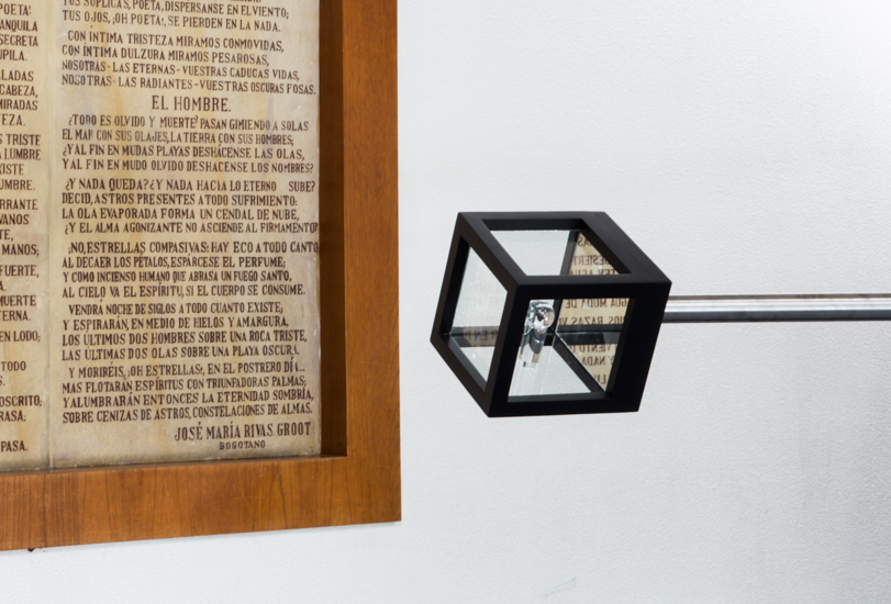 Goodwill moon rock Apollo 17 Colombia, Goodwill moon rock Apollo 17 drawing (graphite on paper), mineral coal, marble and steel 500cm x 200cm x 100cm. Santiago Reyes Villaveces.