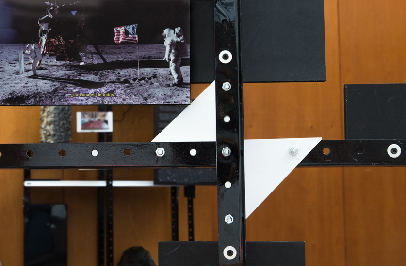 Goodwill Moon Rock Apollo 11 Colombia, Planetarium collection objects, digital print and video.